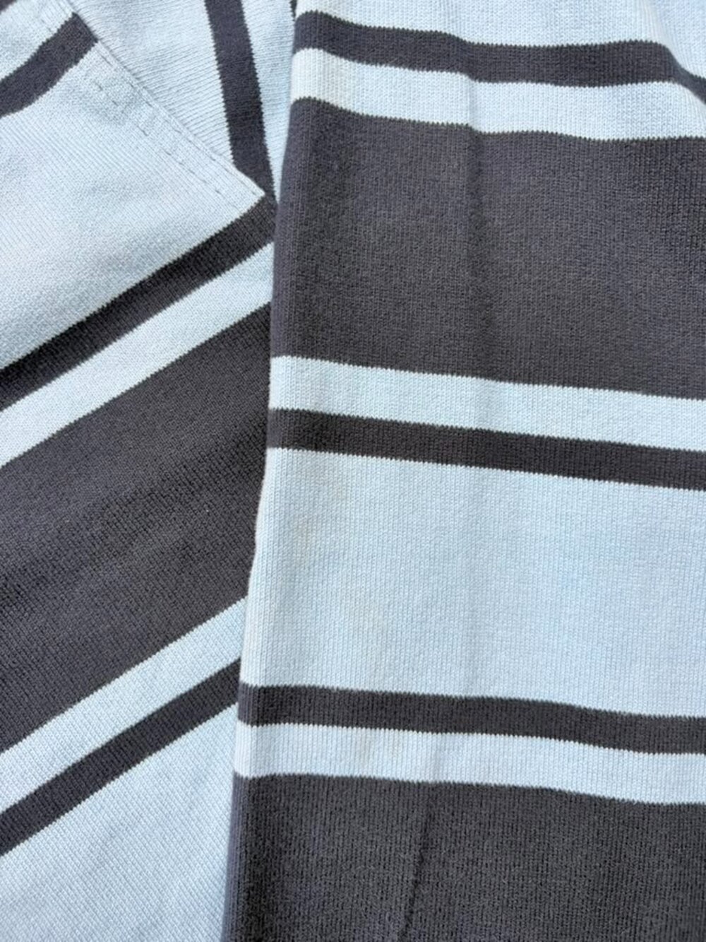 Brooks Brothers Rugby Shirt XXL Blue Stripe Long Sleeve Golden Fleece - Picture 6 of 10
